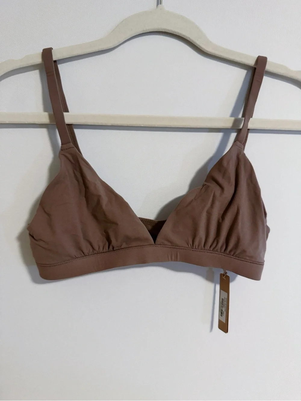 Skims - Umber Triangle Bralette - Picture 2 of 4